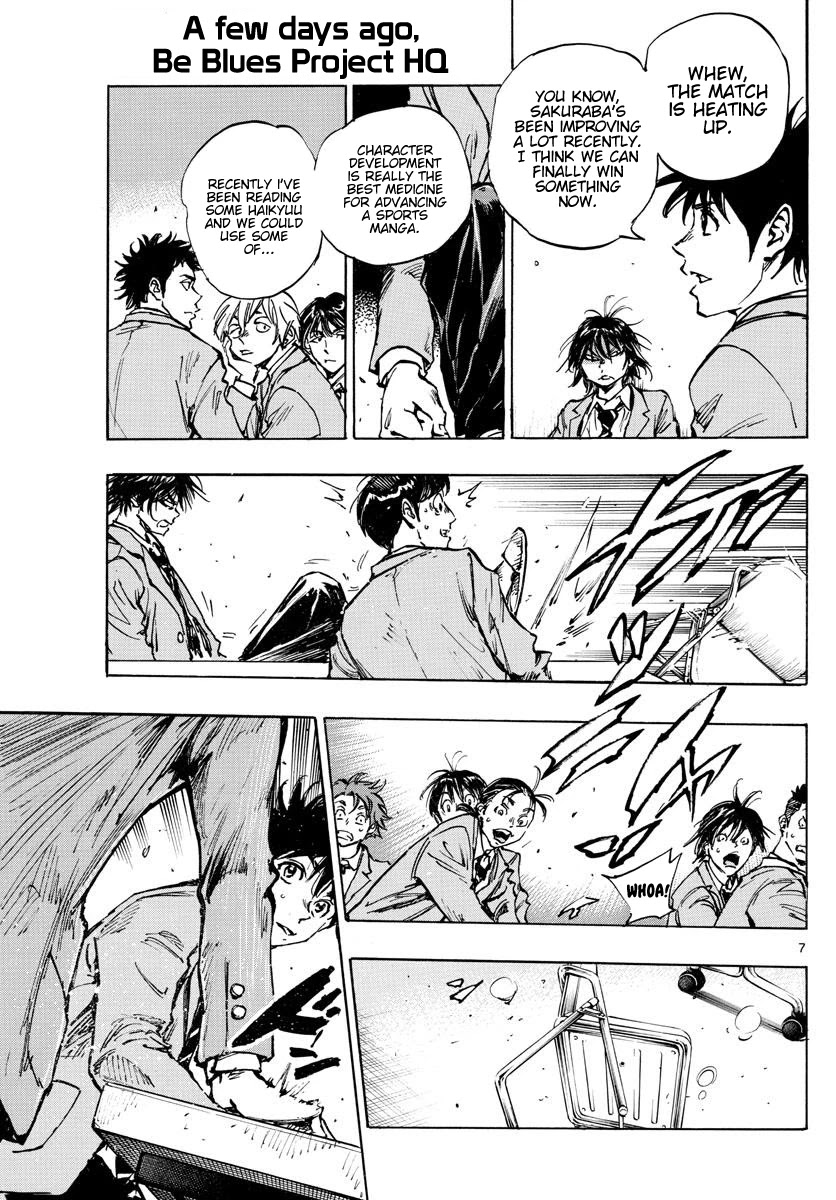 BE BLUES ~Ao ni nare~ Chapter 355 page 21 - Chapter 355: A Hair's Breadth!