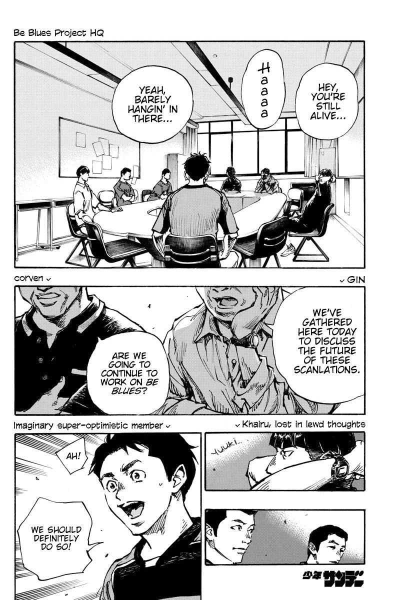 BE BLUES ~Ao ni nare~ Chapter 355 page 25 - Chapter 355: A Hair's Breadth!