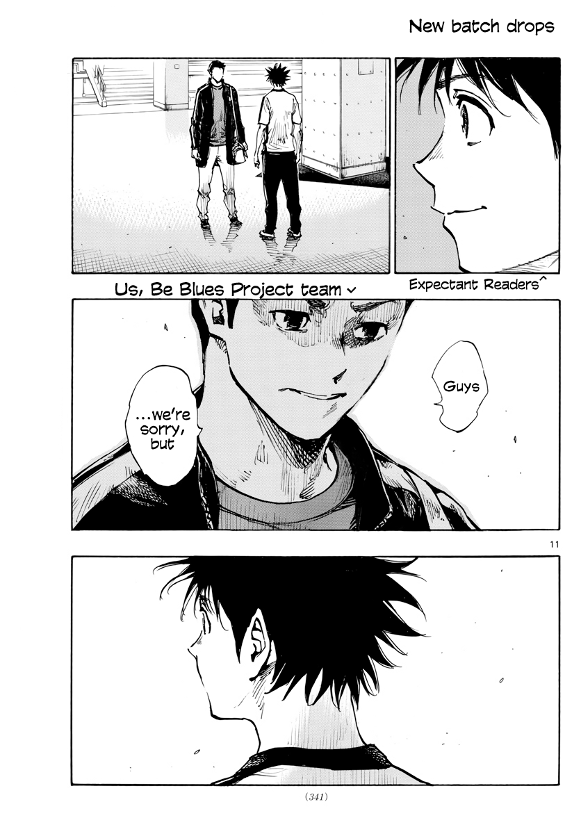 BE BLUES ~Ao ni nare~ Chapter 355 page 29 - Chapter 355: A Hair's Breadth!