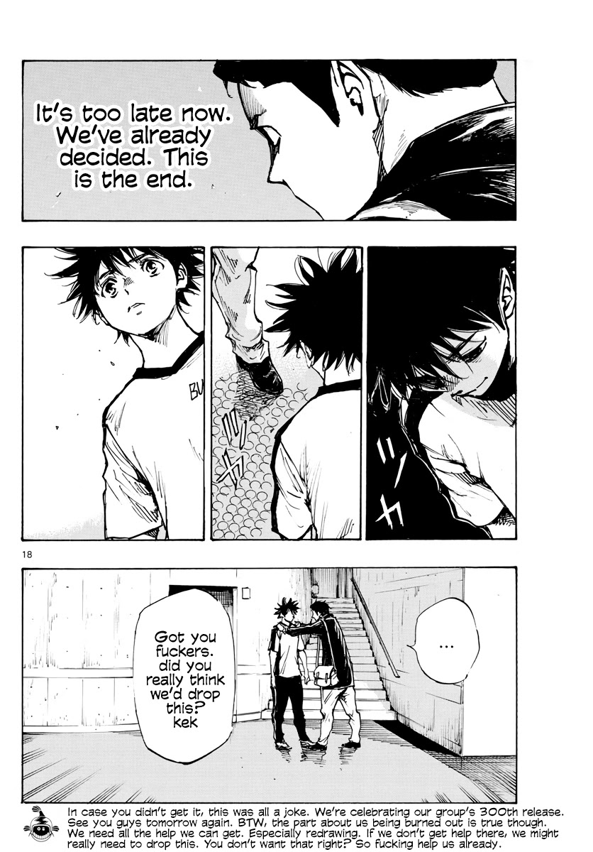 BE BLUES ~Ao ni nare~ Chapter 355 page 33 - Chapter 355: A Hair's Breadth!