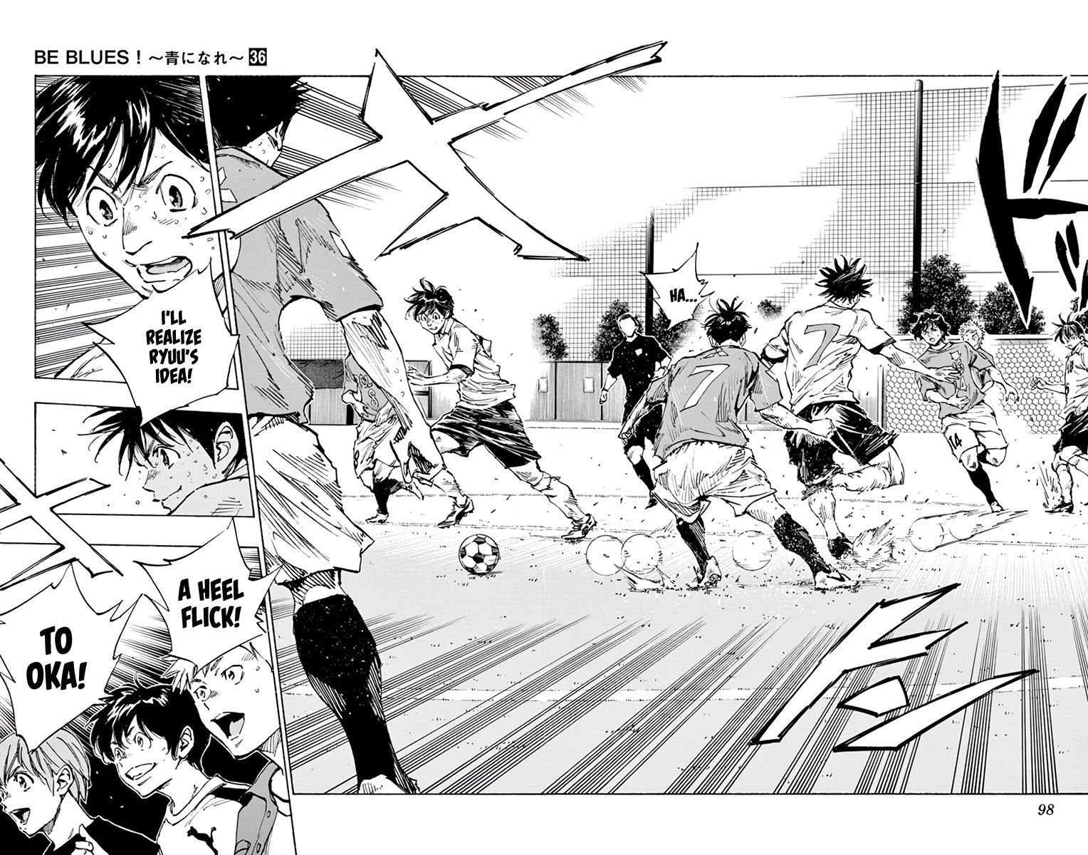 BE BLUES ~Ao ni nare~ Chapter 355 page 5 - Chapter 355: A Hair's Breadth!