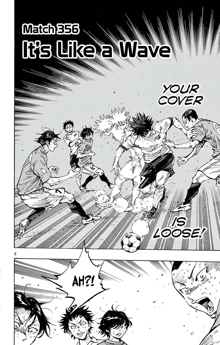 BE BLUES ~Ao ni nare~ Chapter 356 page 4 - Chapter 356: It's Like a Wave