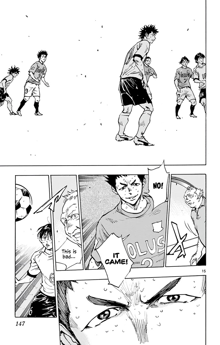 BE BLUES ~Ao ni nare~ Chapter 357 page 15 - Chapter 357: Thin, Hard Wall