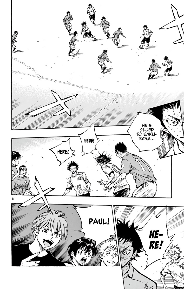 BE BLUES ~Ao ni nare~ Chapter 357 page 9 - Chapter 357: Thin, Hard Wall