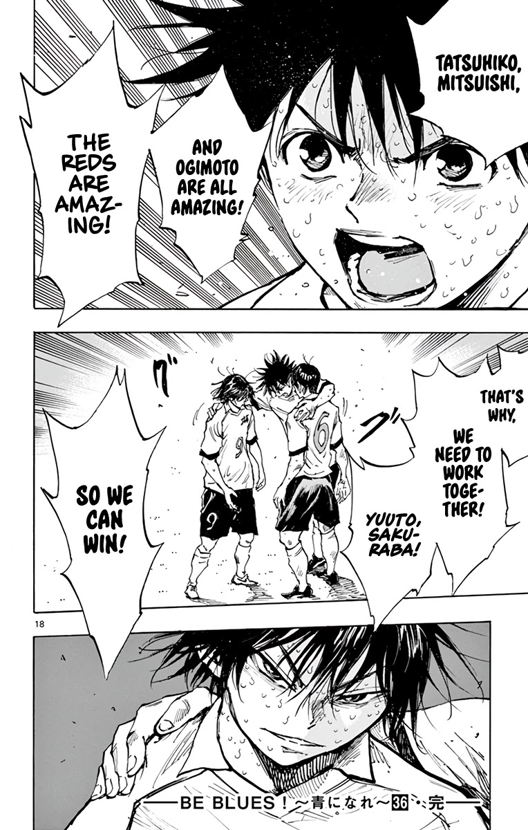 BE BLUES ~Ao ni nare~ Chapter 359 page 17 - Chapter 359: What he Chased After...
