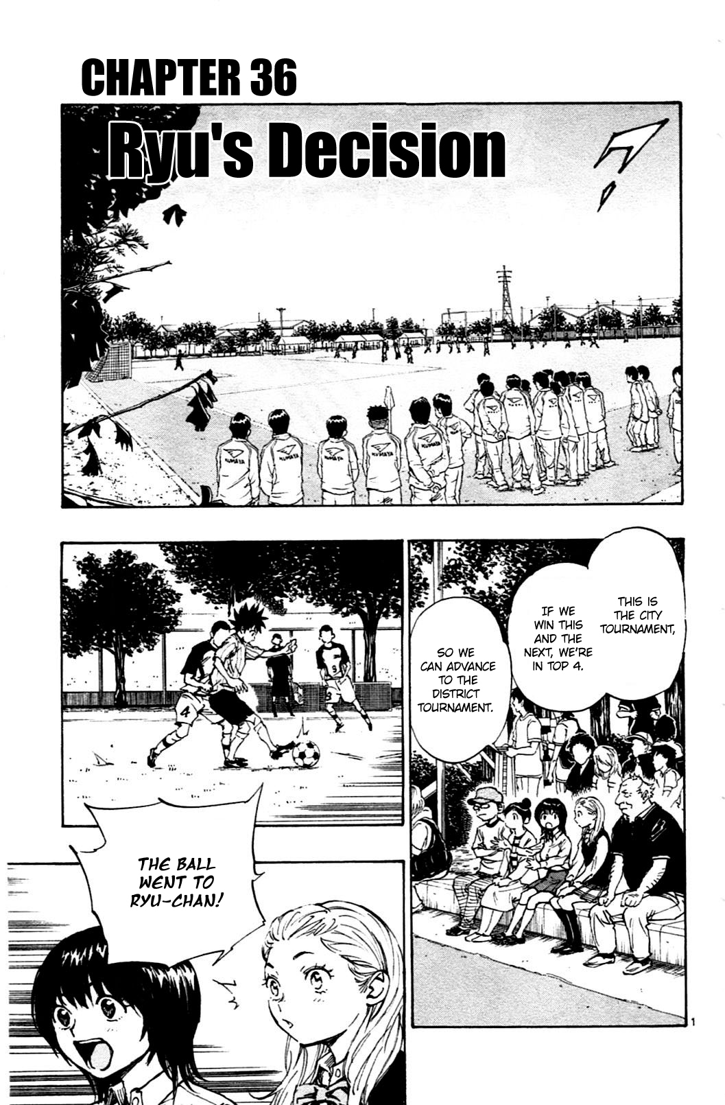 BE BLUES ~Ao ni nare~ Chapter 36 page 1 - Chapter 36: Ryu's Decision