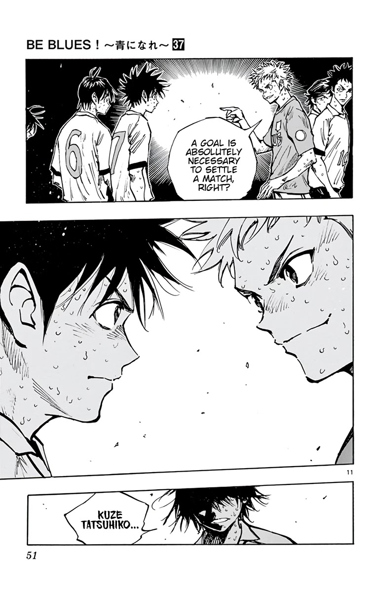 BE BLUES ~Ao ni nare~ Chapter 362 page 11 - Chapter 362: Not Yet...