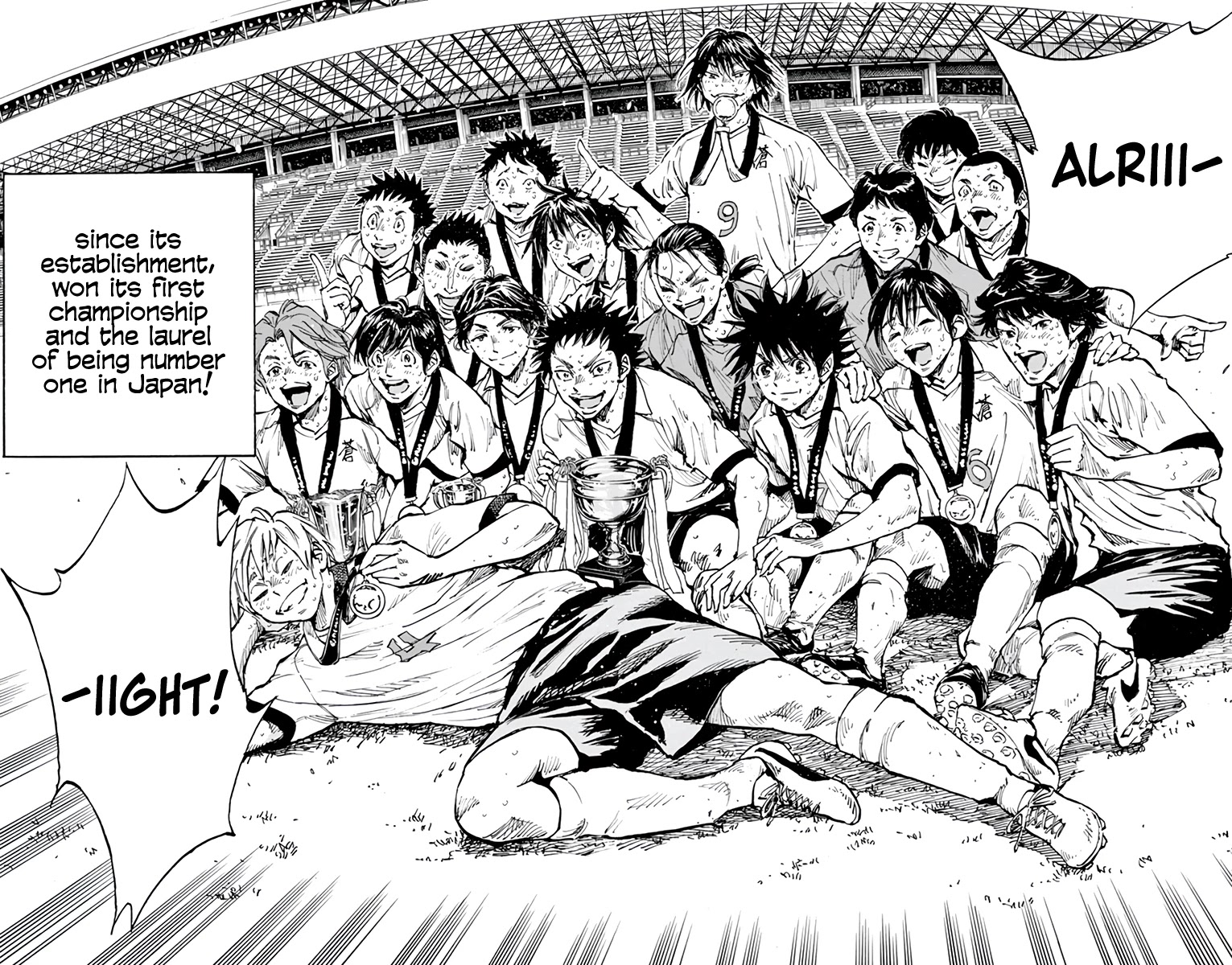 BE BLUES ~Ao ni nare~ Chapter 368 page 11 - Chapter 368: Laurels and the First Star