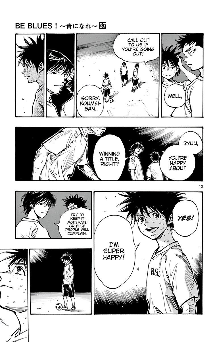 BE BLUES ~Ao ni nare~ Chapter 369 page 14 - Chapter 369: Give in to...
