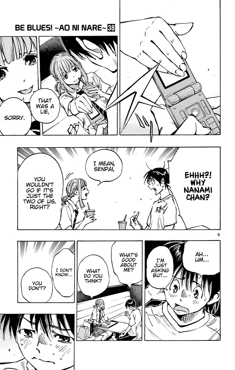 BE BLUES ~Ao ni nare~ Chapter 371 page 10 - Chapter 371: Nanami and Yuuto