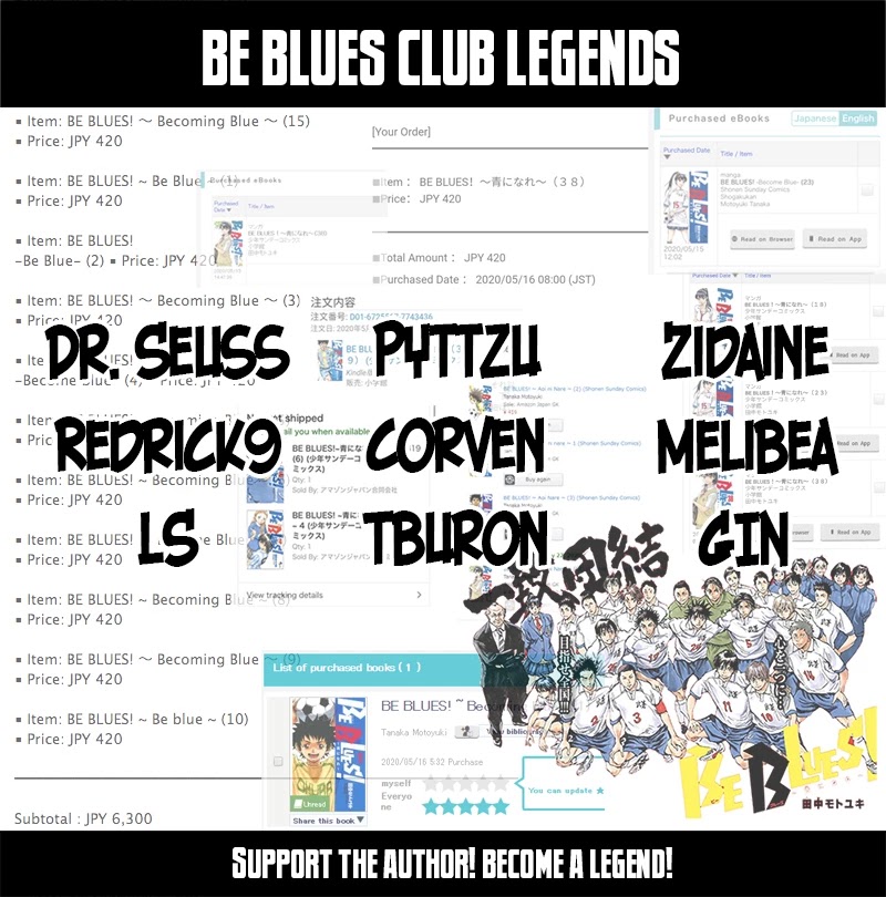 BE BLUES ~Ao ni nare~ Chapter 374 page 2 - Chapter 374: Silently Seething