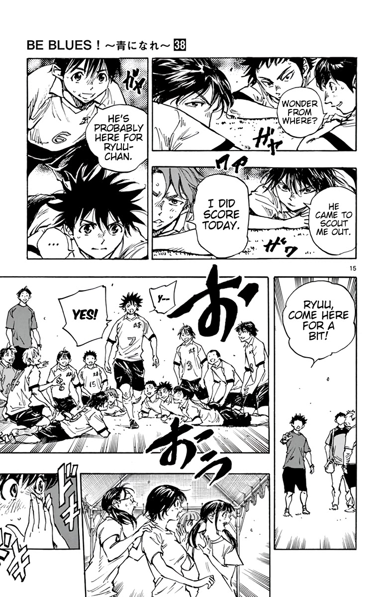 BE BLUES ~Ao ni nare~ Chapter 376 page 17 - Chapter 376: It Was Sudden...