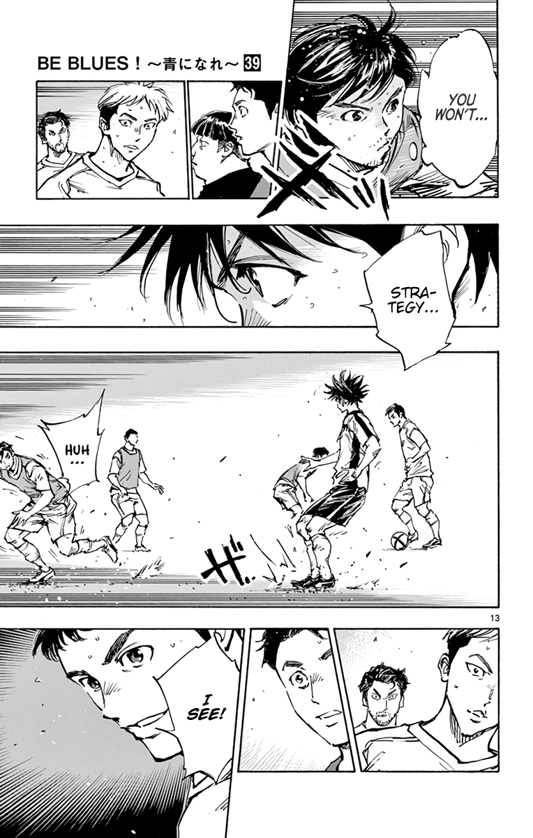 BE BLUES ~Ao ni nare~ Chapter 385 page 14 - Chapter 385: Get Free...