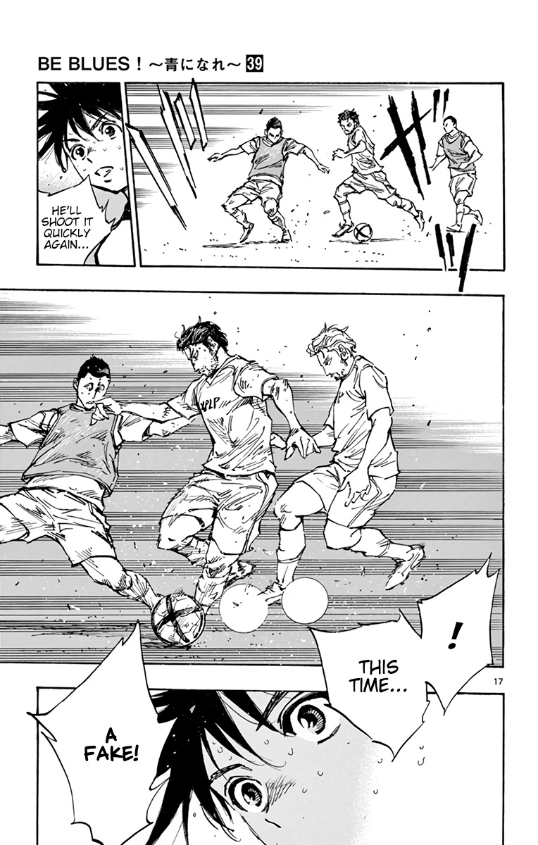 BE BLUES ~Ao ni nare~ Chapter 386 page 16 - Chapter 386: One in Three