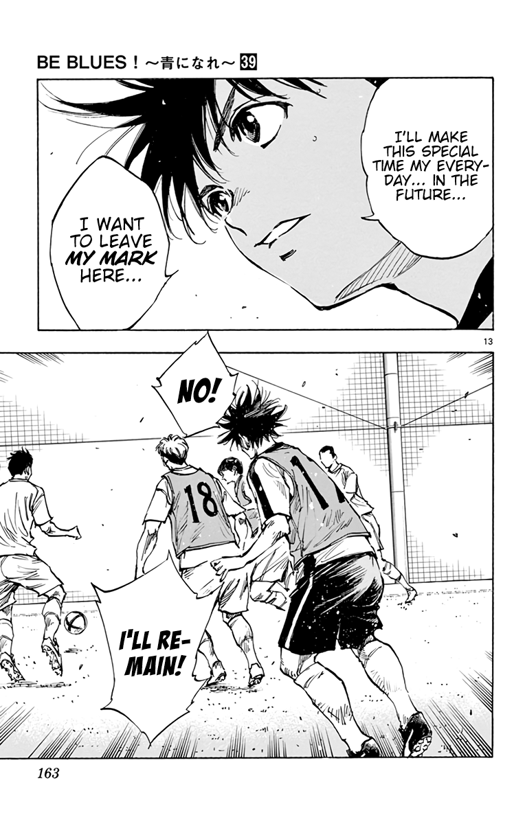 BE BLUES ~Ao ni nare~ Chapter 388 page 14 - Chapter 388: Flush