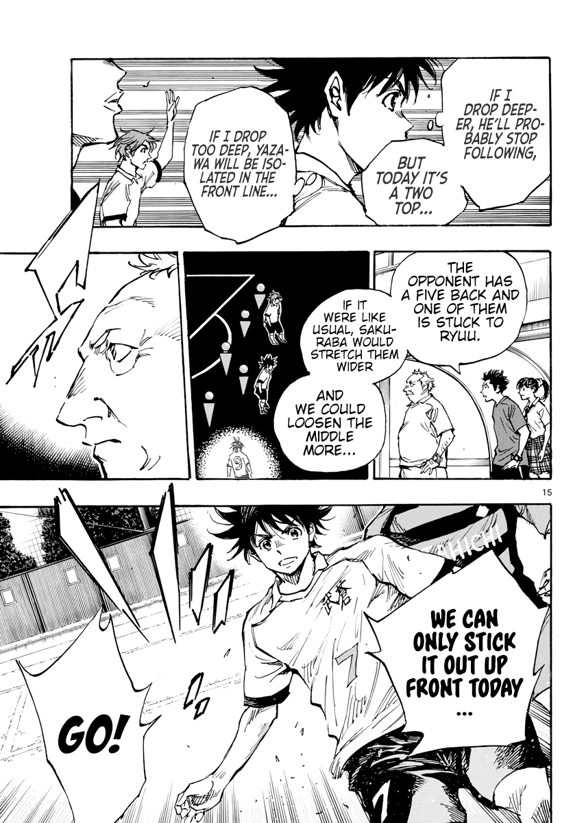 BE BLUES ~Ao ni nare~ Chapter 393 page 16 - Chapter 393: Lacking Peace
