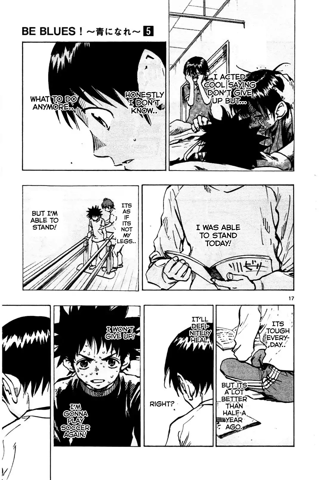 BE BLUES ~Ao ni nare~ Chapter 40 page 17 - Chapter 40: Soccer Note