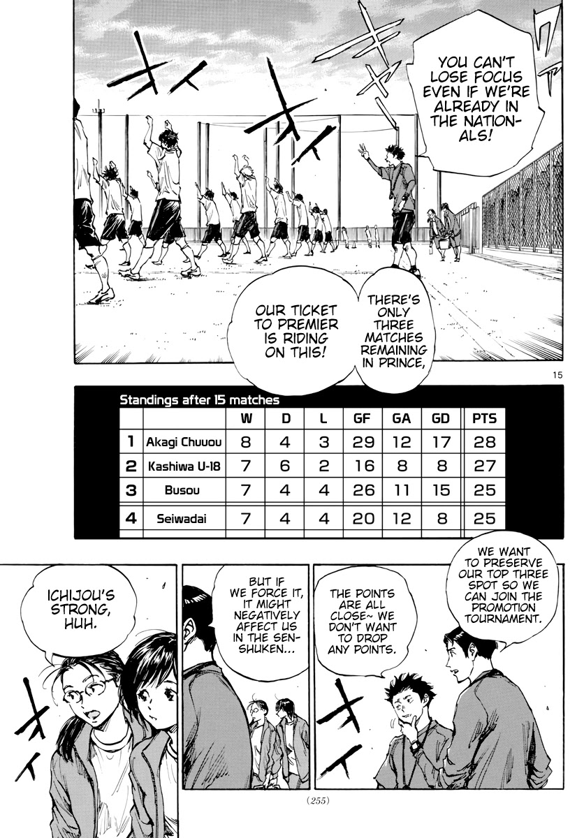 BE BLUES ~Ao ni nare~ Chapter 403 page 16 - Chapter 403: The Heart's Whereabouts
