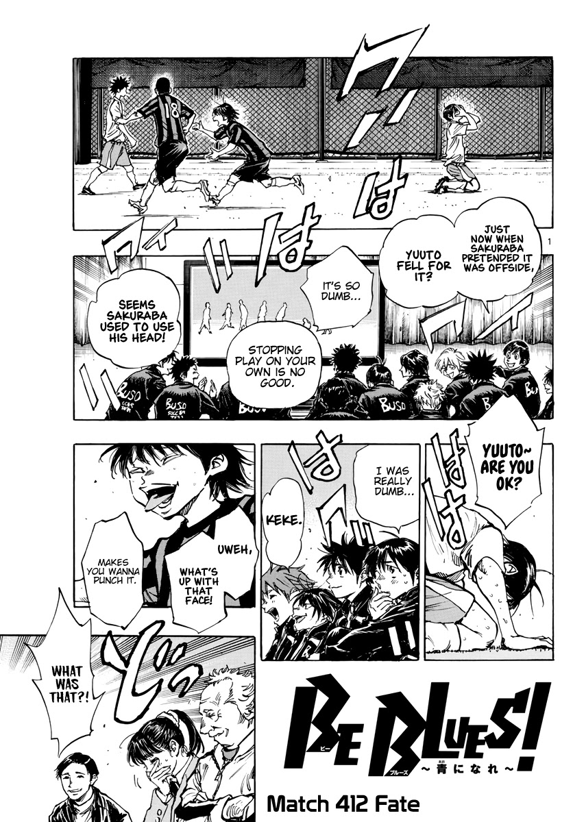 BE BLUES ~Ao ni nare~ Chapter 412 page 2 - Chapter 412: Fate