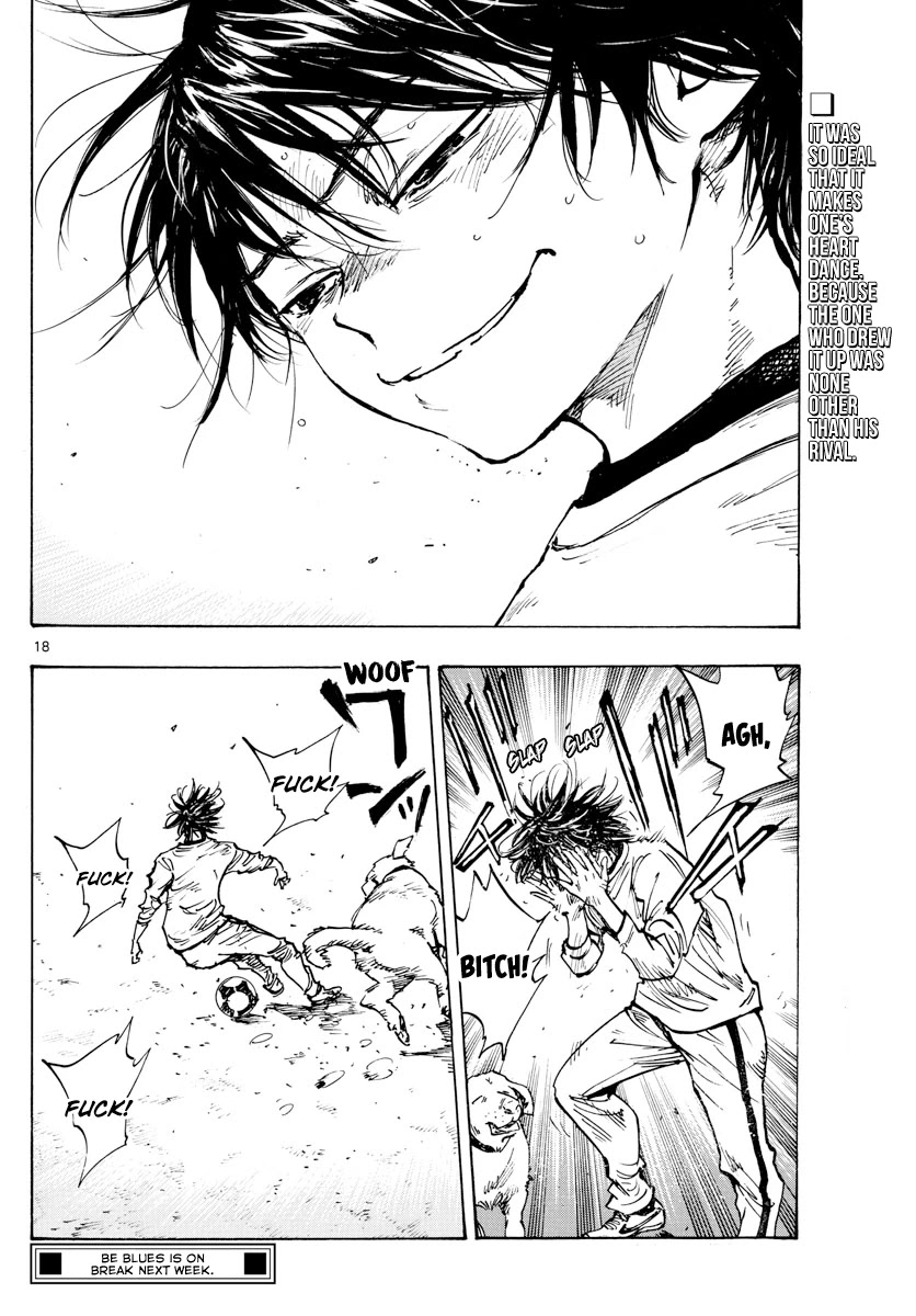 BE BLUES ~Ao ni nare~ Chapter 431 page 19 - Chapter 431: The Back of Ryuu