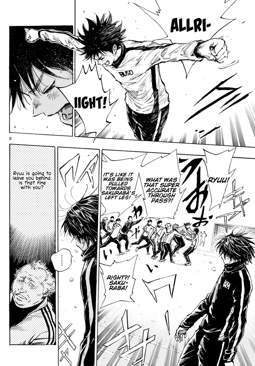 BE BLUES ~Ao ni nare~ Chapter 431 page 9 - Chapter 431: The Back of Ryuu