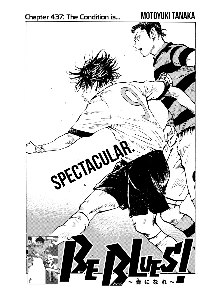 BE BLUES ~Ao ni nare~ Chapter 437 page 3 - Chapter 437