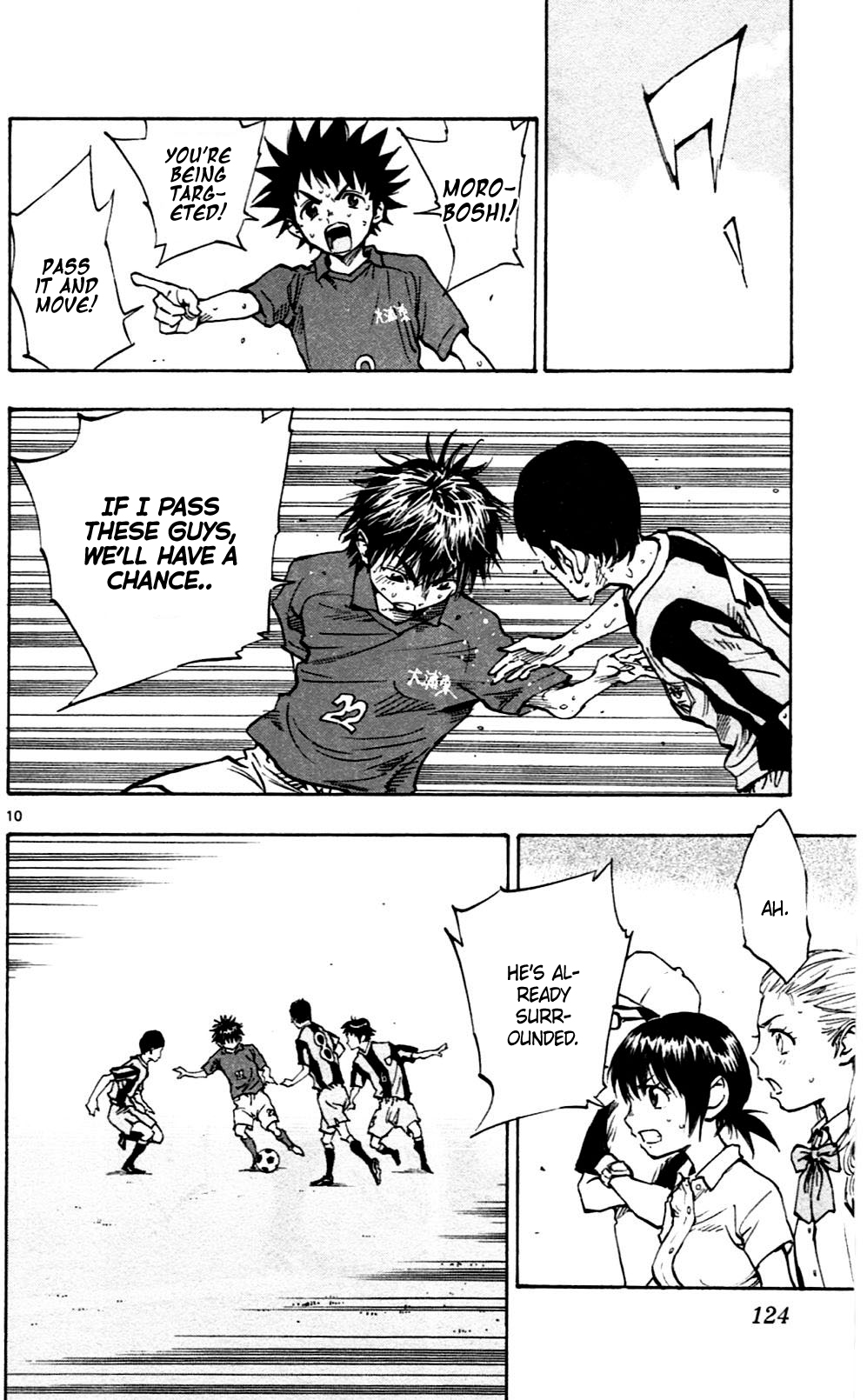 BE BLUES ~Ao ni nare~ Chapter 44 page 10 - Chapter 44: Moroboshi Targeted