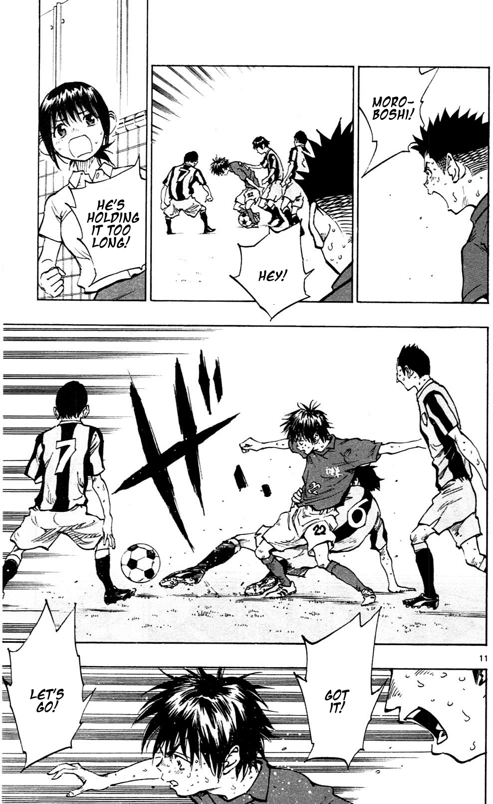 BE BLUES ~Ao ni nare~ Chapter 44 page 11 - Chapter 44: Moroboshi Targeted