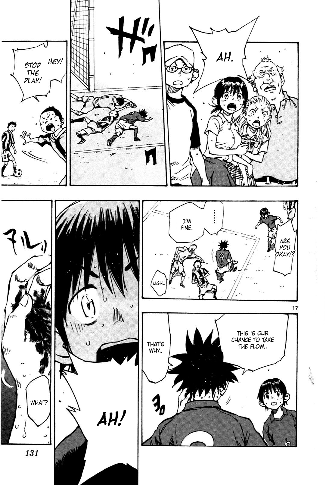 BE BLUES ~Ao ni nare~ Chapter 44 page 17 - Chapter 44: Moroboshi Targeted