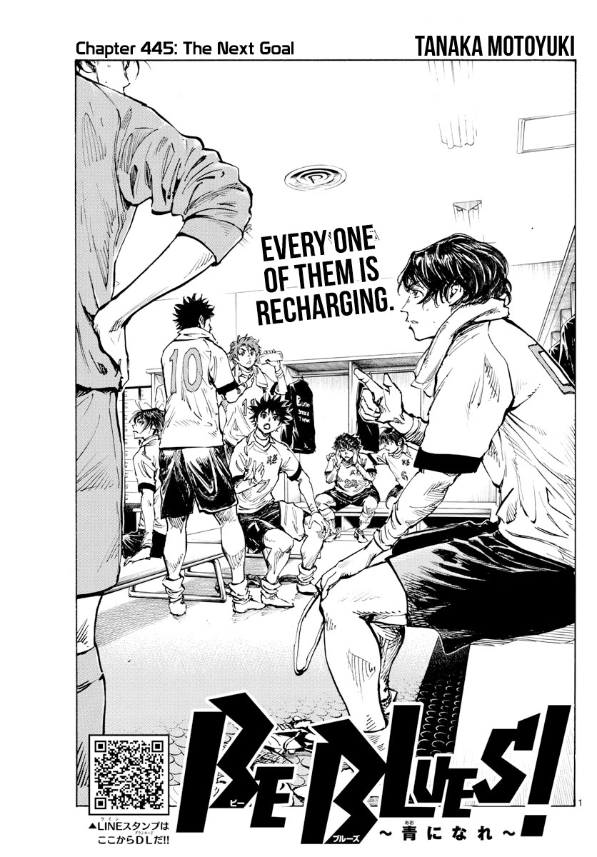 BE BLUES ~Ao ni nare~ Chapter 445 page 2 - Chapter 445