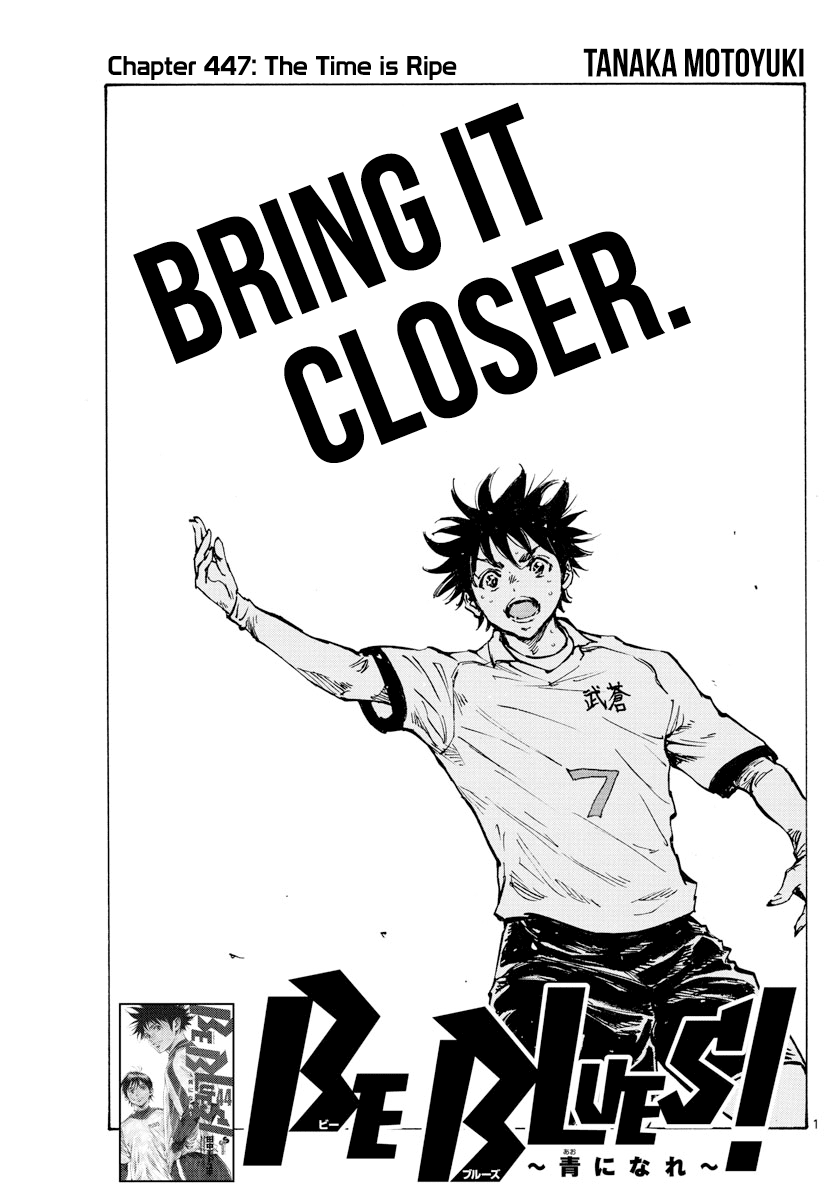 BE BLUES ~Ao ni nare~ Chapter 447 page 2 - Chapter 447