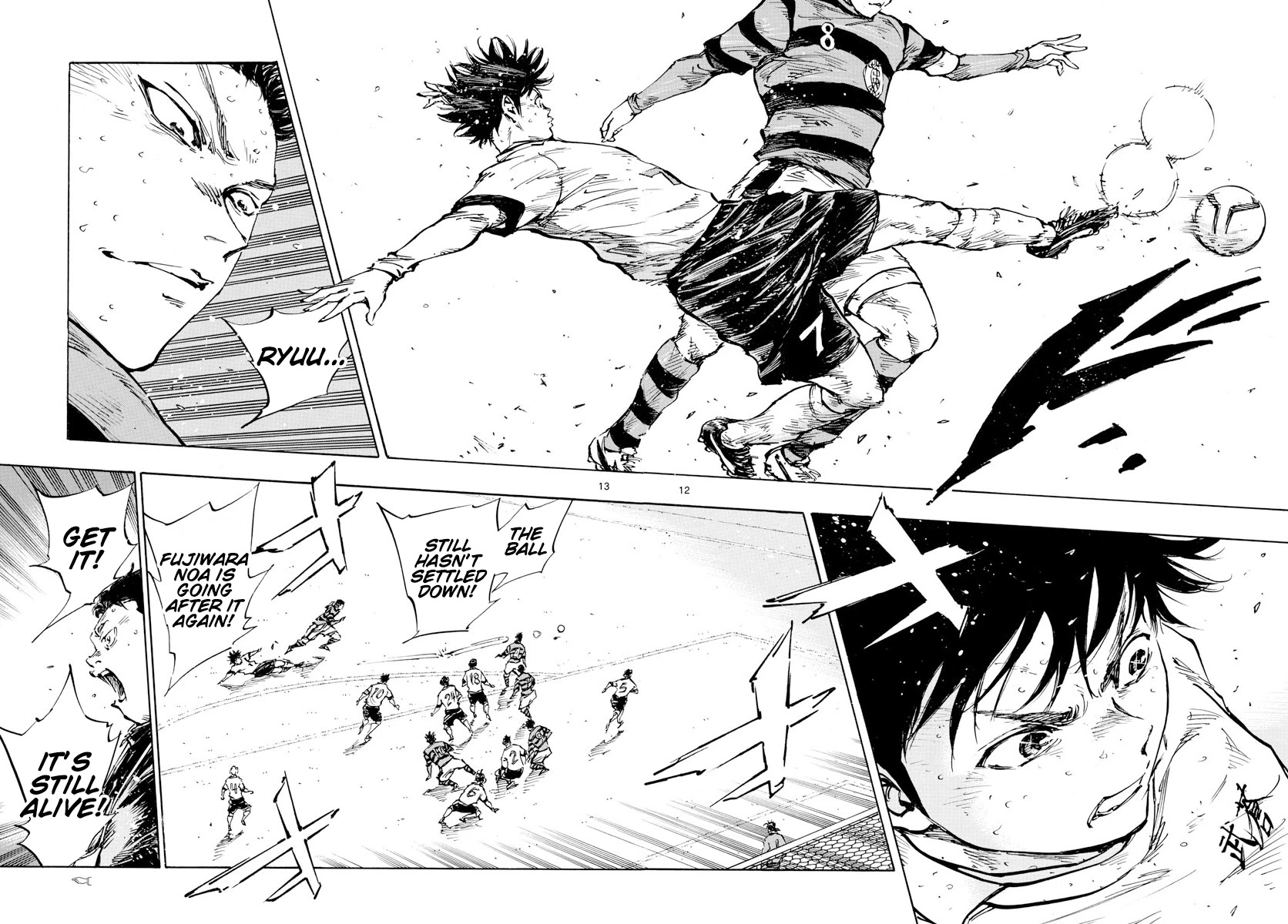BE BLUES ~Ao ni nare~ Chapter 450 page 13 - Chapter 450: Onslaught