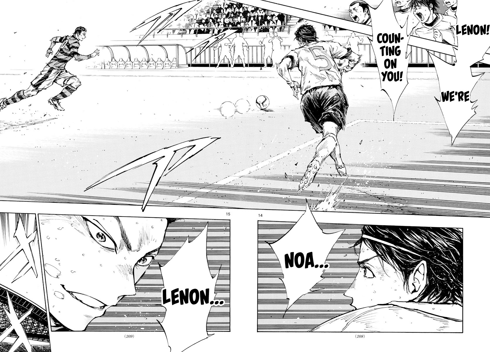 BE BLUES ~Ao ni nare~ Chapter 450 page 14 - Chapter 450: Onslaught