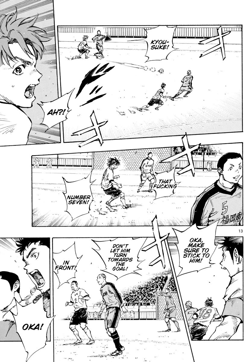 BE BLUES ~Ao ni nare~ Chapter 456 page 12 - Chapter 456: Kazama Kyousuke