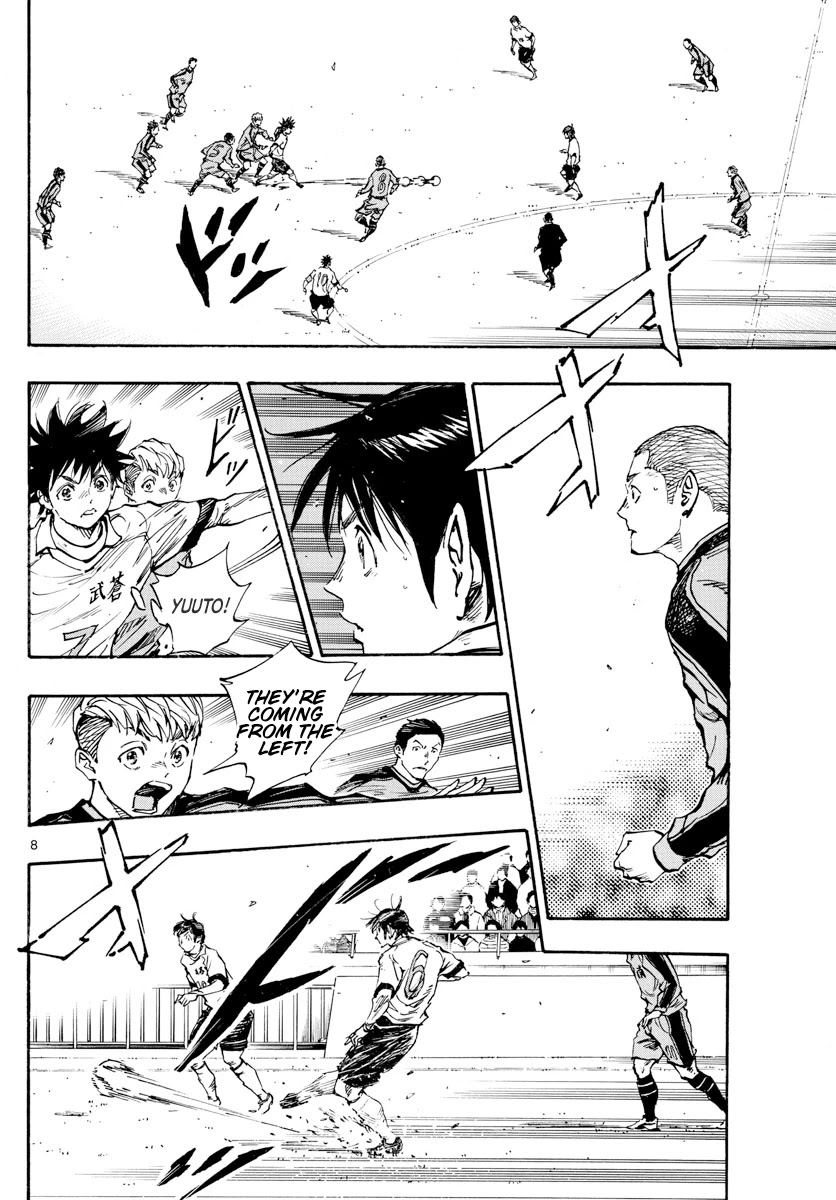 BE BLUES ~Ao ni nare~ Chapter 460 page 8 - Chapter 460: Ryuu Makes His Move