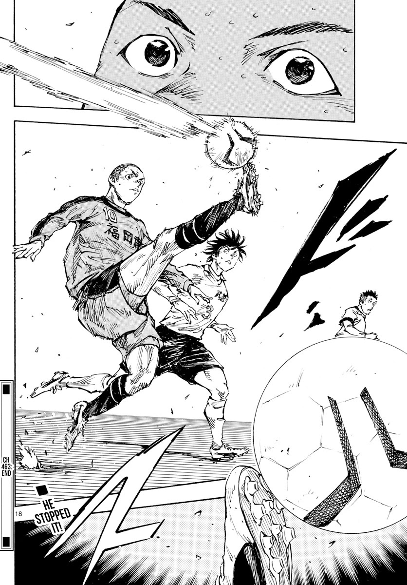 BE BLUES ~Ao ni nare~ Chapter 463 page 18 - Chapter 463: Solid Defense and Fast Attack