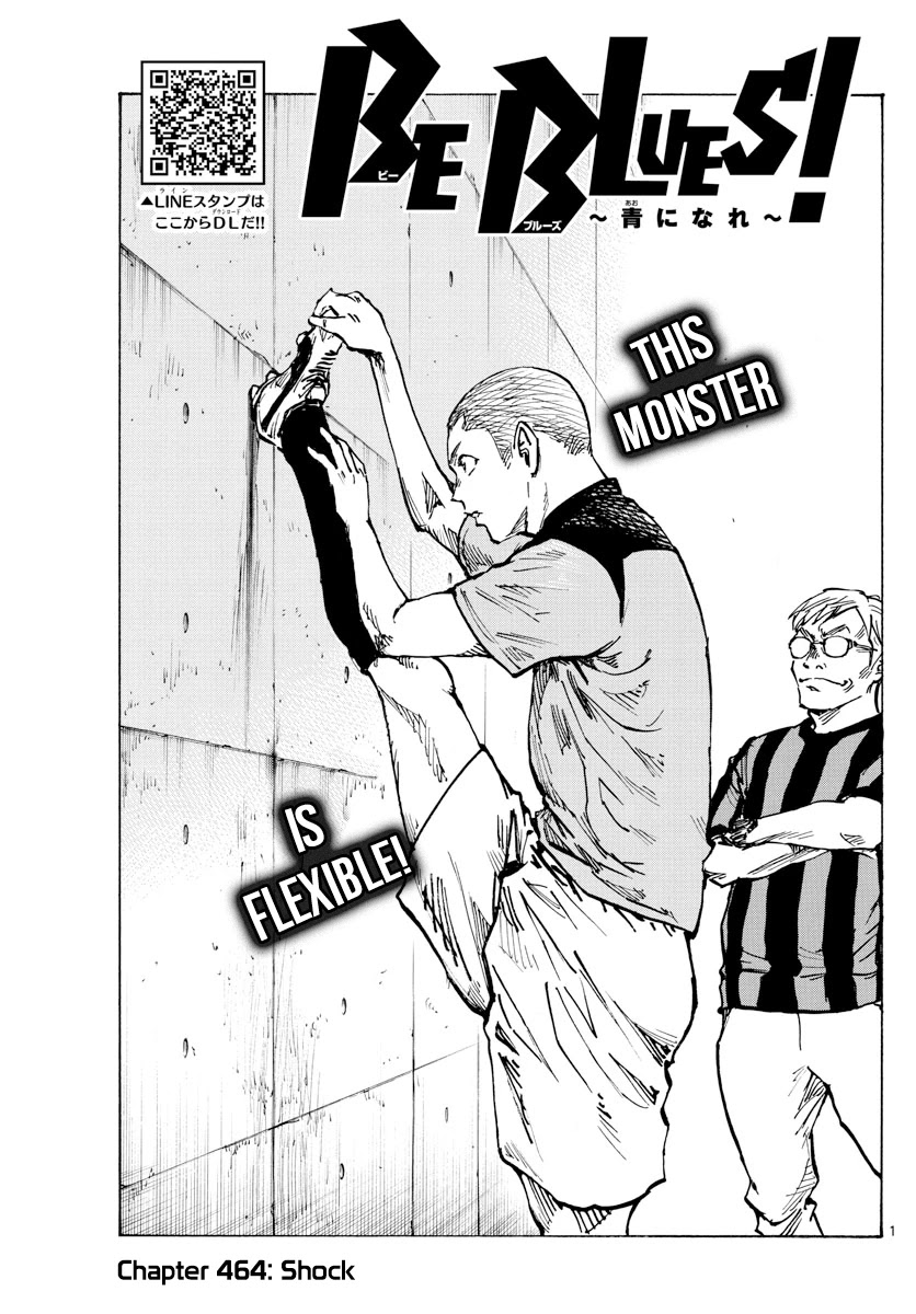 BE BLUES ~Ao ni nare~ Chapter 464 page 2 - Chapter 464: Shock