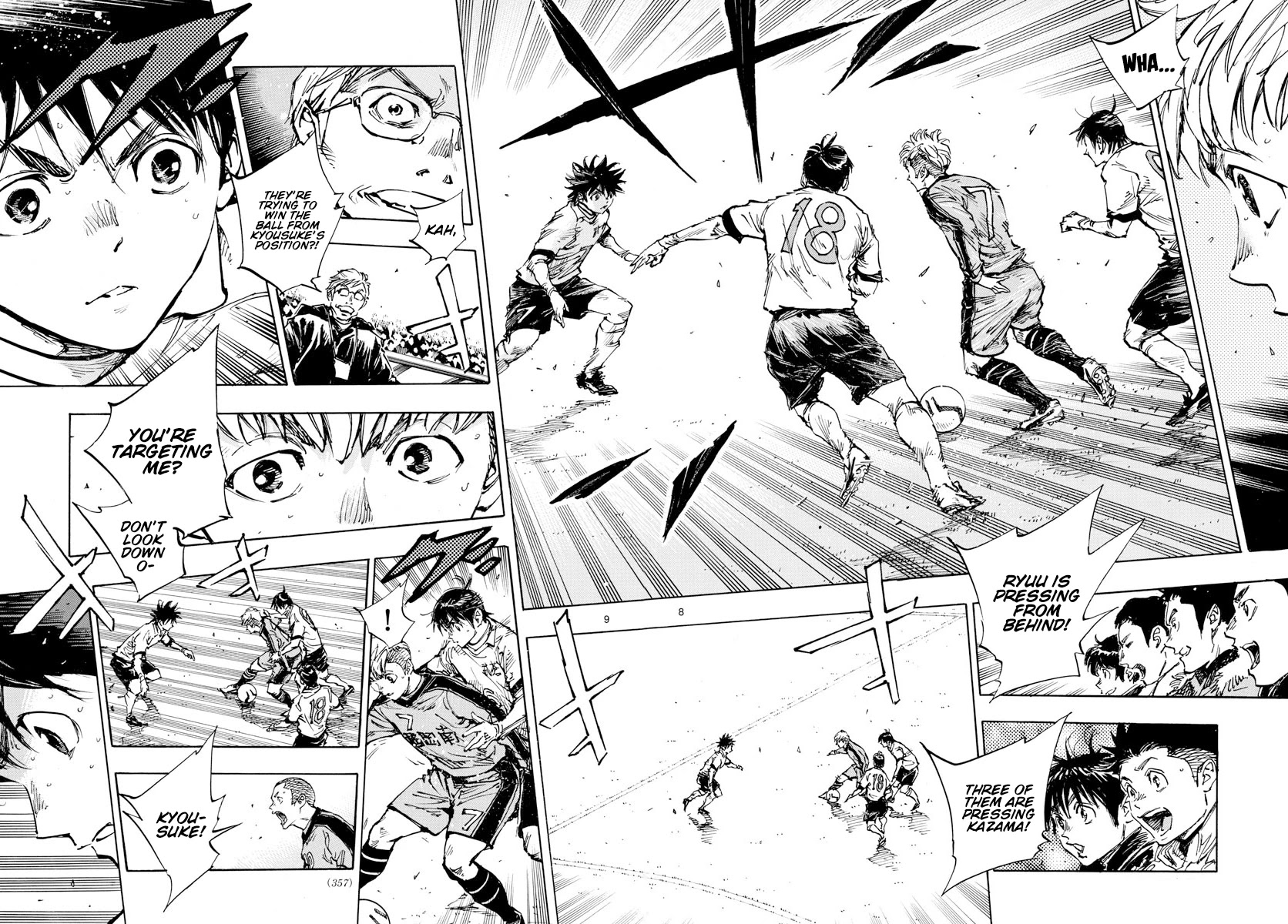 BE BLUES ~Ao ni nare~ Chapter 466 page 8 - Chapter 466: Counterattack