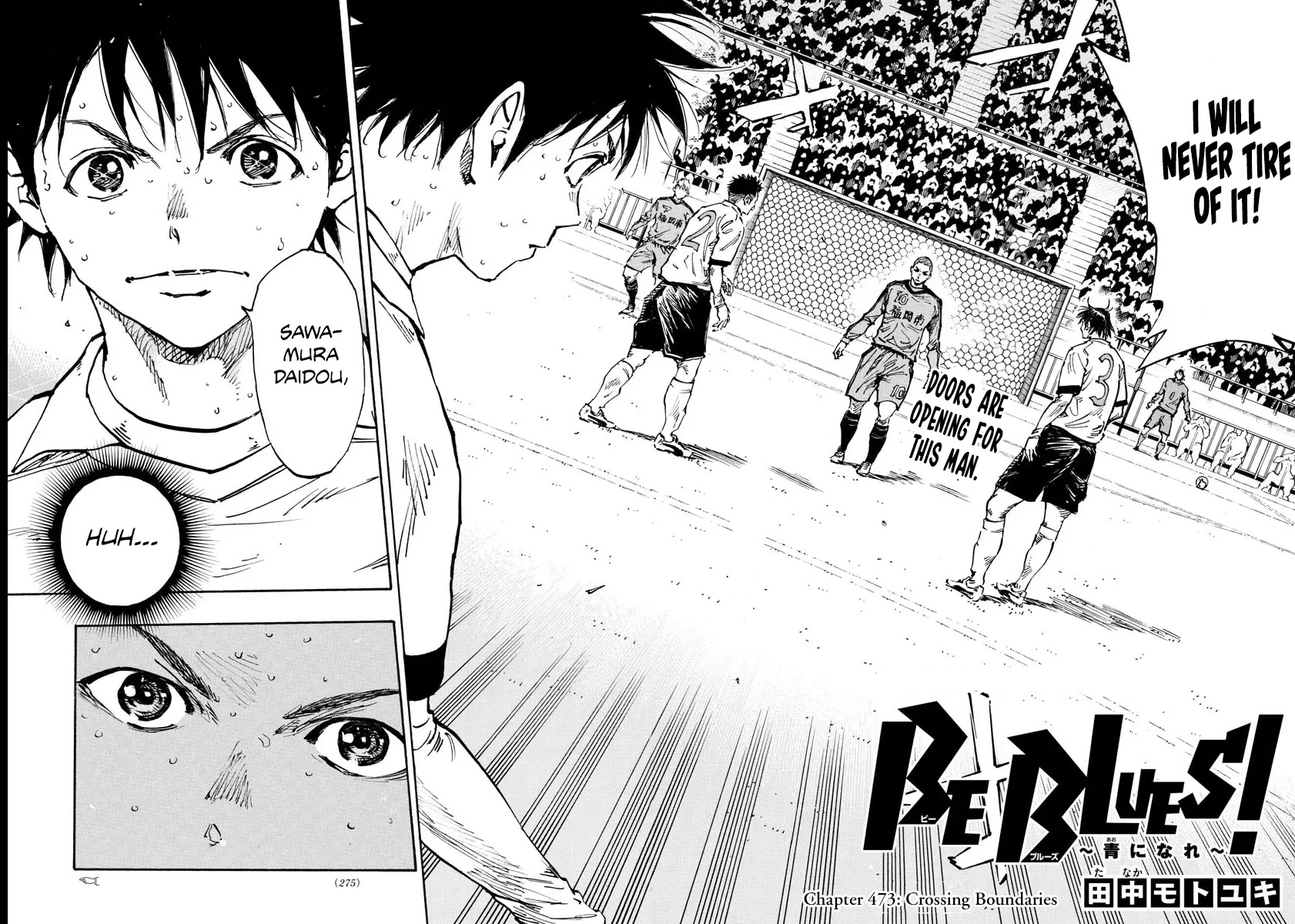 BE BLUES ~Ao ni nare~ Chapter 473 page 3 - Chapter 473: Crossing Boundaries