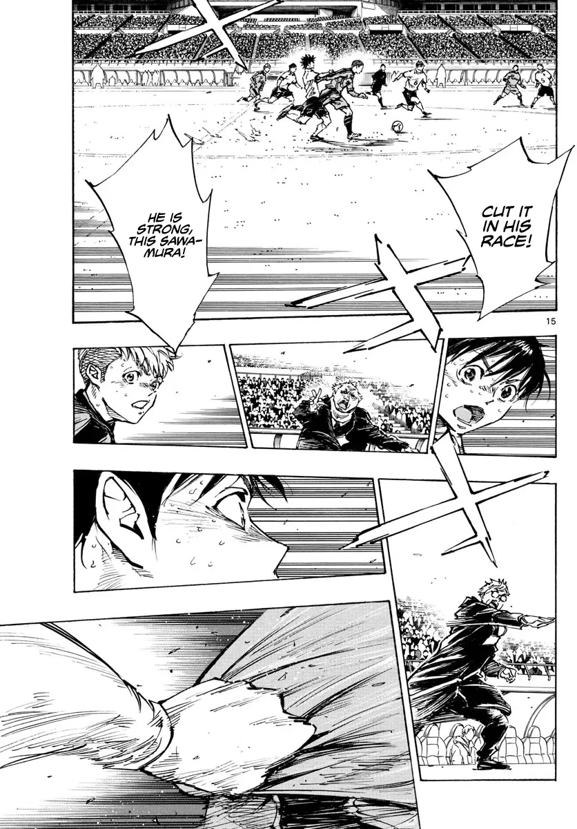BE BLUES ~Ao ni nare~ Chapter 474 page 13 - Chapter 474: Ryuu VS Sawamura