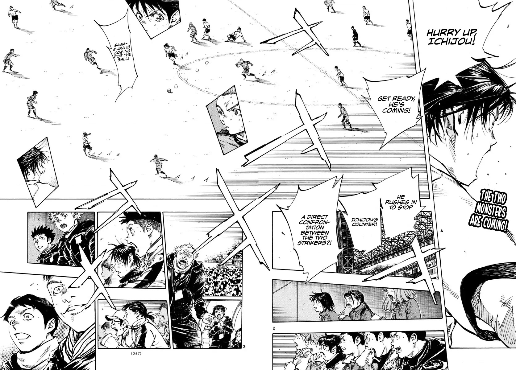BE BLUES ~Ao ni nare~ Chapter 474 page 3 - Chapter 474: Ryuu VS Sawamura