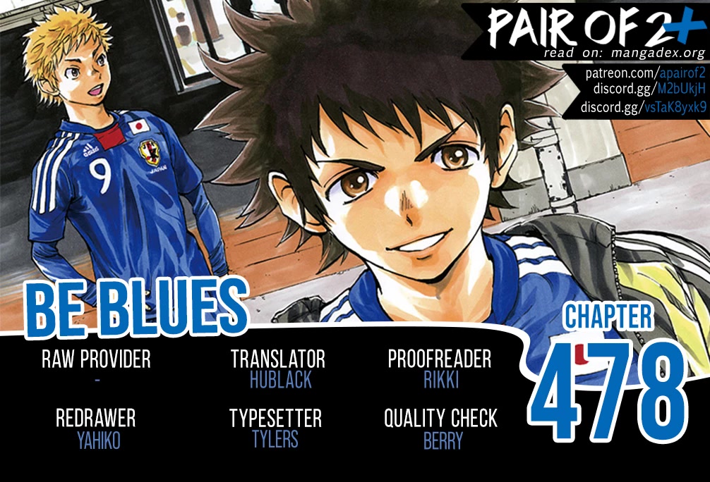 BE BLUES ~Ao ni nare~ Chapter 478 page 1 - Chapter 478: FLY