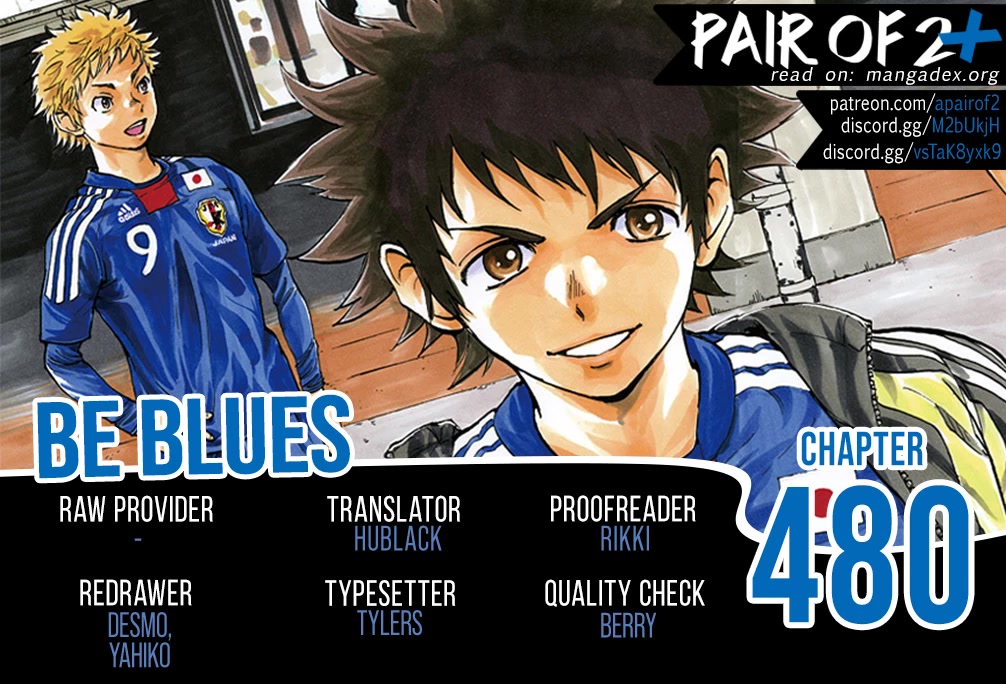 BE BLUES ~Ao ni nare~ Chapter 480 page 1 - Chapter 480: Towards The Conclusion