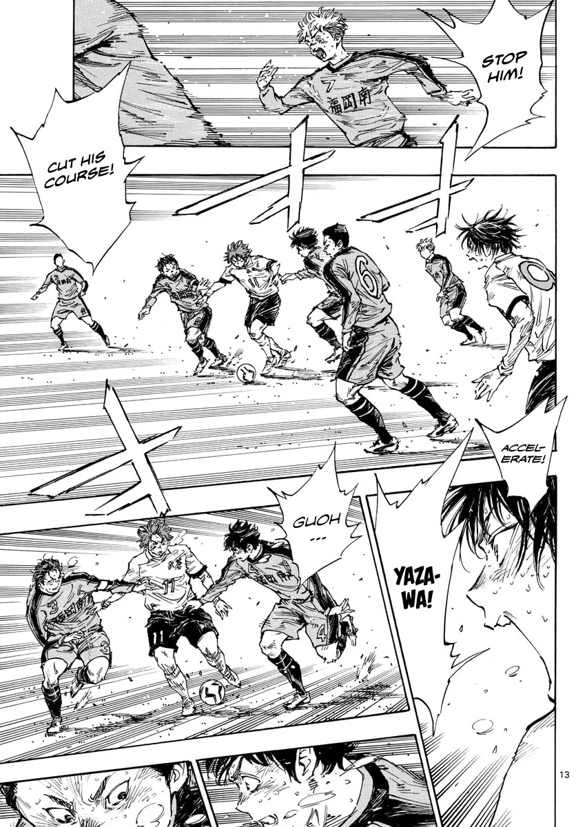 BE BLUES ~Ao ni nare~ Chapter 484 page 13 - Chapter 484: Team Work