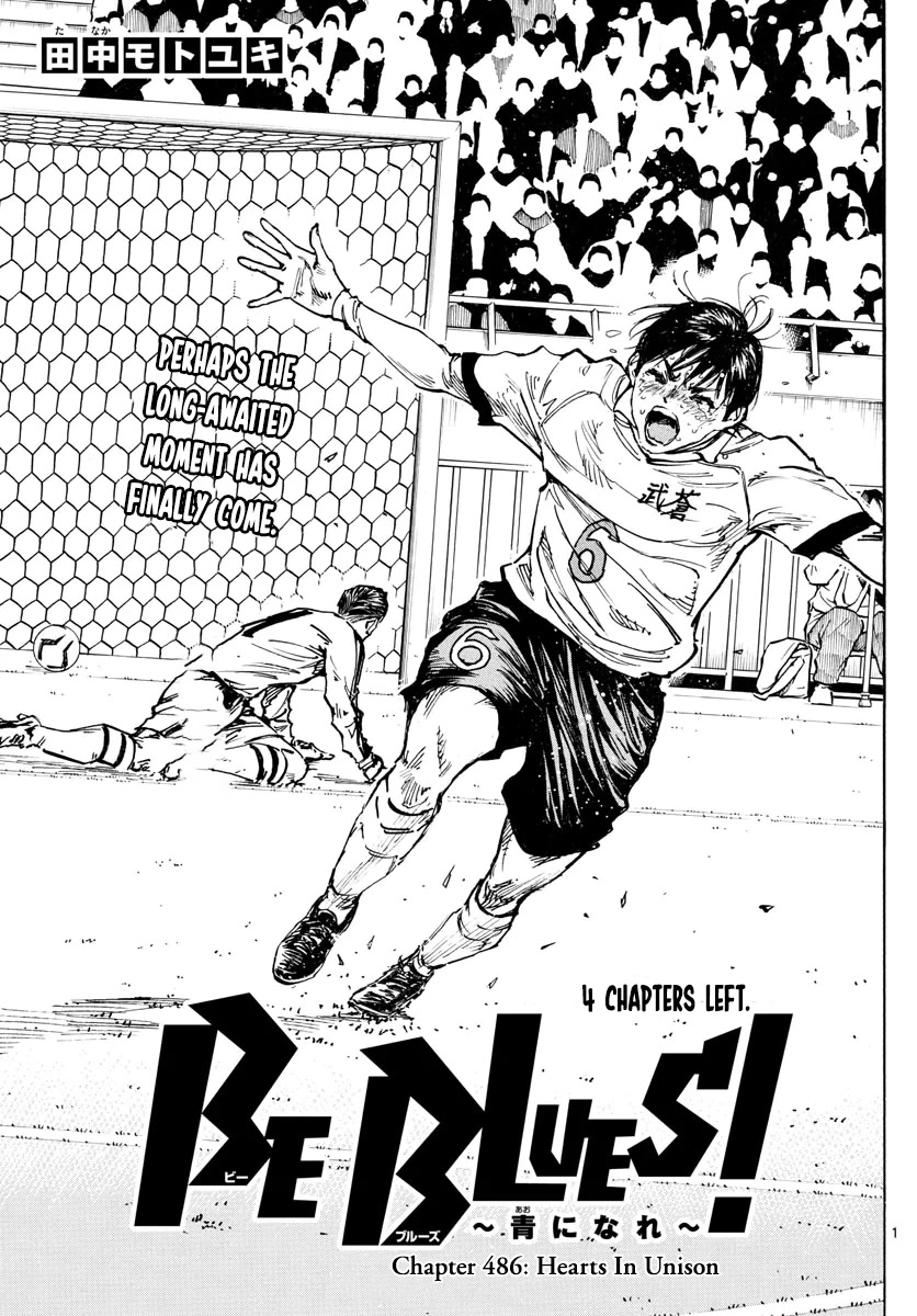 BE BLUES ~Ao ni nare~ Chapter 486 page 2 - Chapter 486: Hearts In Unison