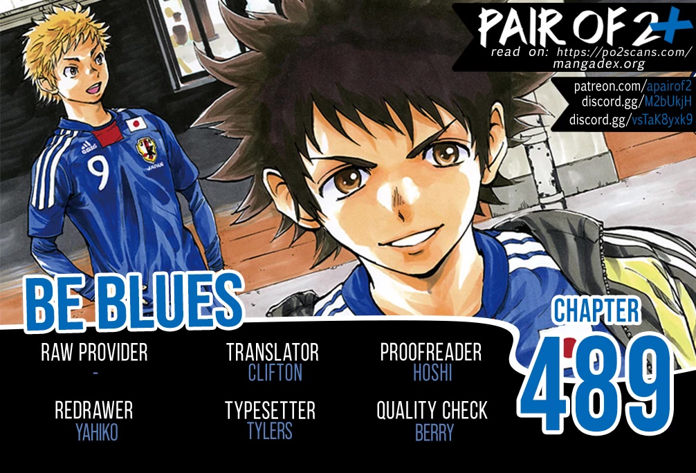 BE BLUES ~Ao ni nare~ Chapter 489 page 1 - Chapter 489: The Final League Be Blue [END]