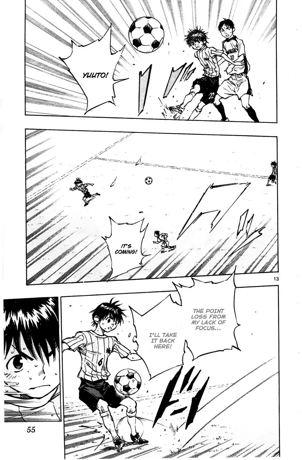 BE BLUES ~Ao ni nare~ Chapter 50 page 13 - Chapter 50: Counter Attack on the Right Side!