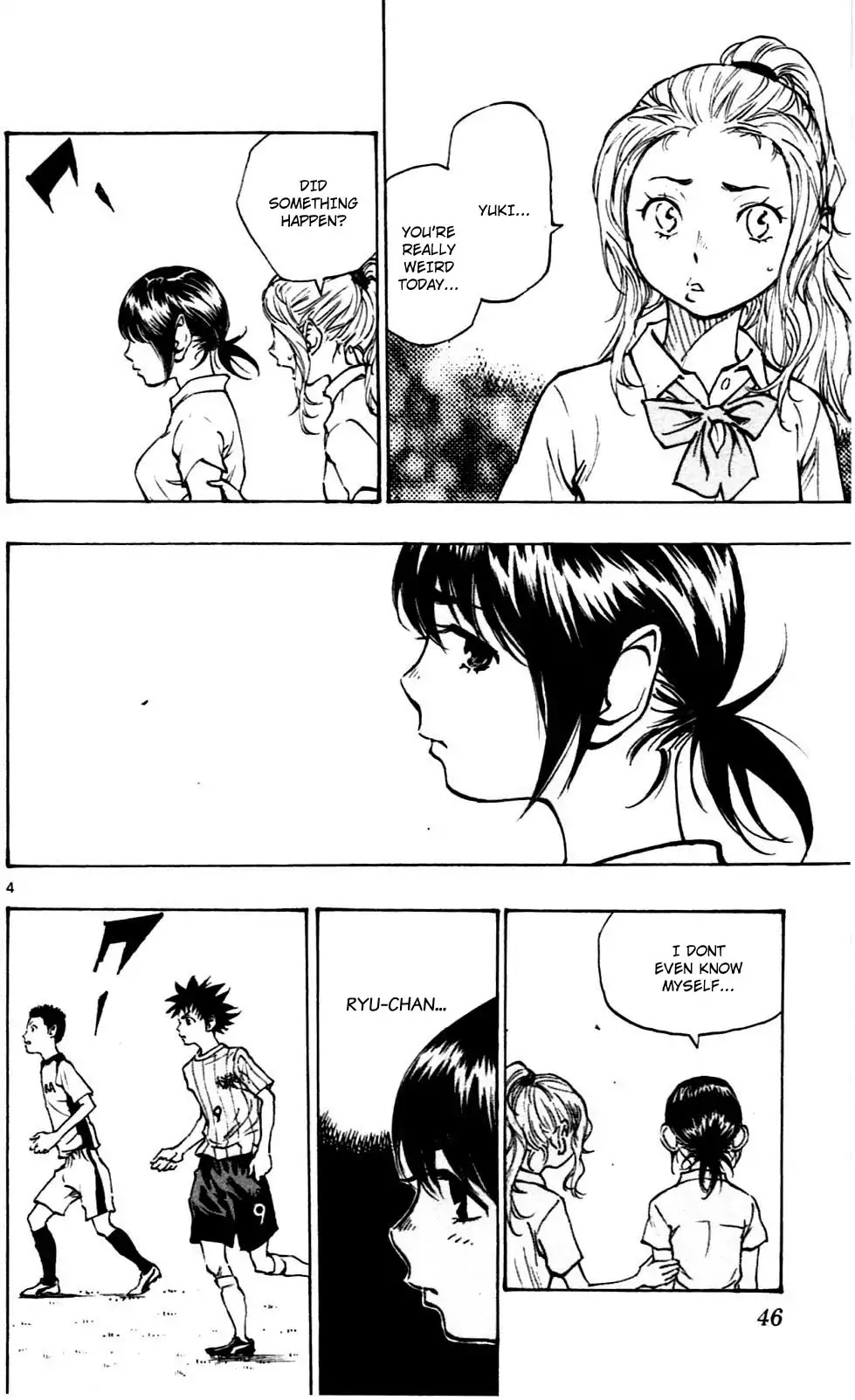 BE BLUES ~Ao ni nare~ Chapter 50 page 4 - Chapter 50: Counter Attack on the Right Side!