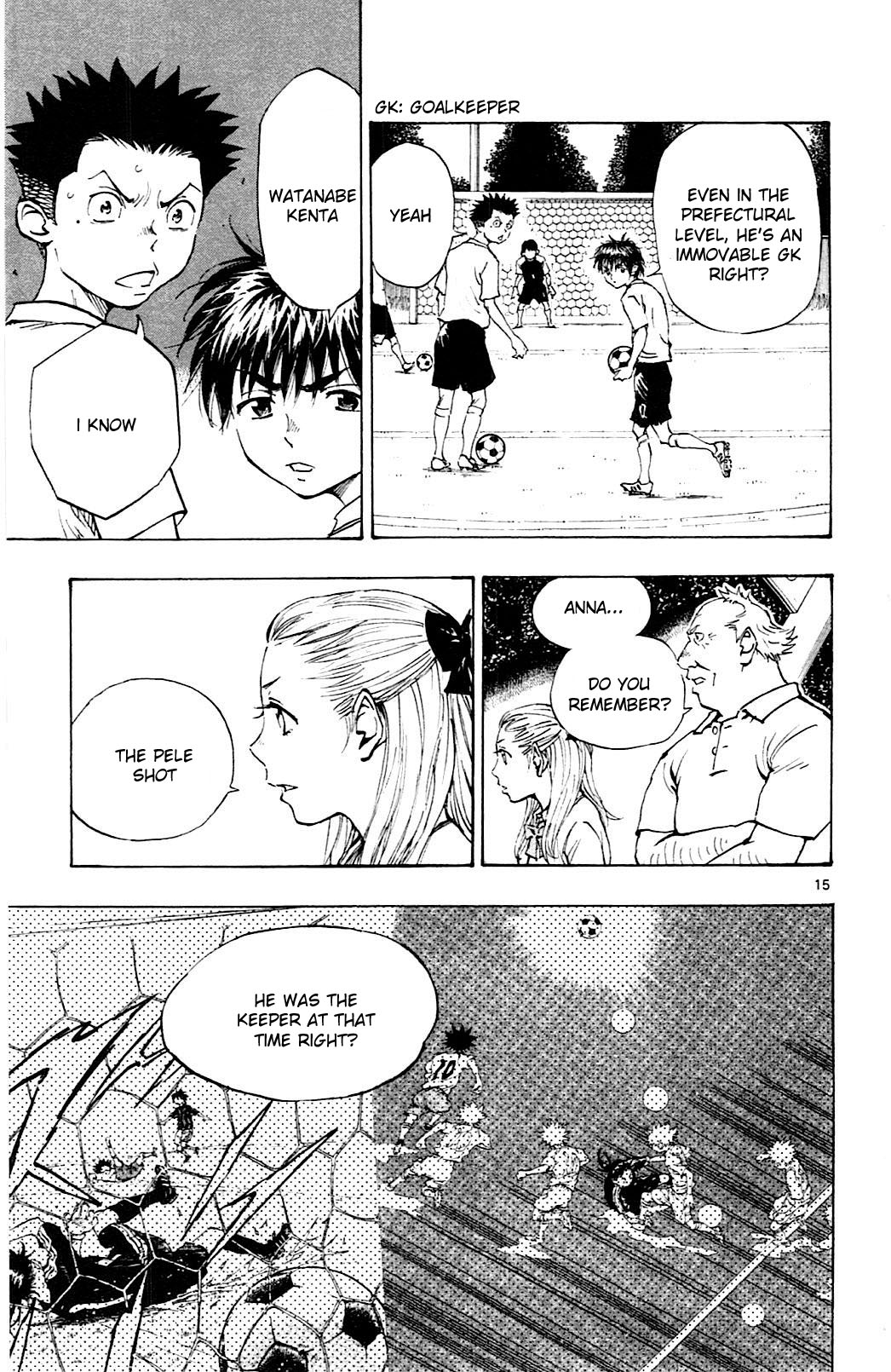 BE BLUES ~Ao ni nare~ Chapter 59 page 15 - Chapter 59: Nabeken Again