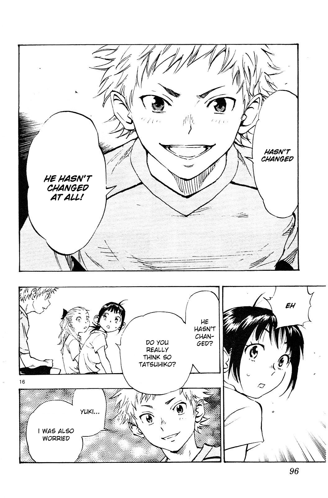 BE BLUES ~Ao ni nare~ Chapter 62 page 16 - Chapter 62: Tatsuhiko's eyes